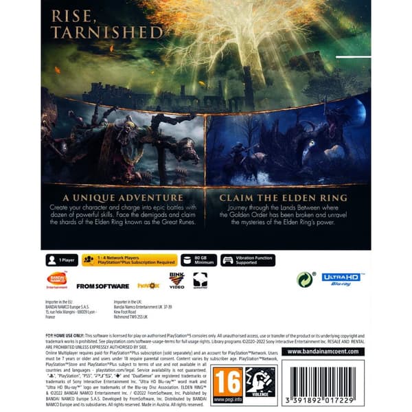 Elden Ring Playstation 5 PS5