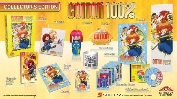 Cotton 100% Legacy Bundle - Collectors Edition Nintendo Switch, SNES (PAL) - (Strictly Limited Games - Nintendo Switch