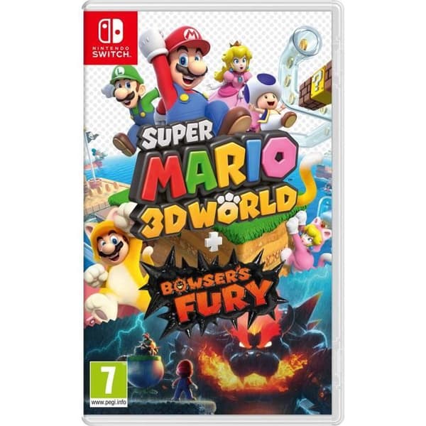 Nintendo Switch-spel - NINTENDO SUPER MARIO 3D WORLD + BOWSER FURY - Plattform - 1-4 spelare - PEGI 7+