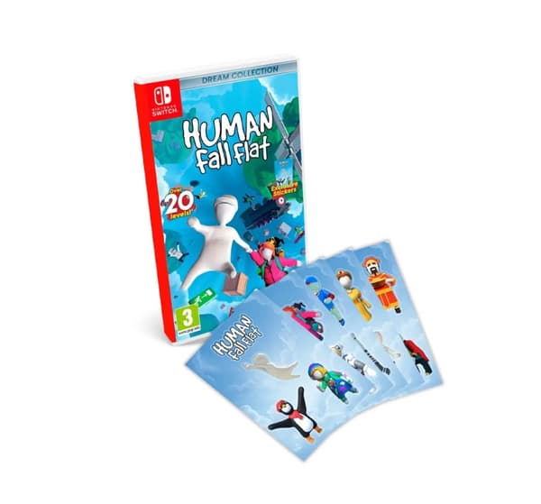 Human Fall Flat Dream Collection med stickers (UKV Switch)