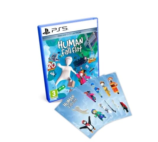 Human Fall Flat Dream collection med stickers (NY! EUR / PS5)