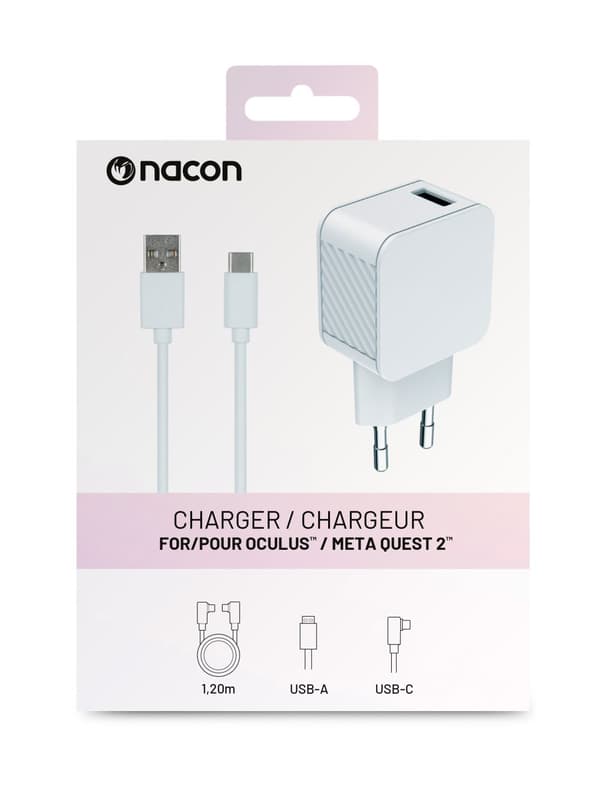 Nacon Nacon Meta Quest 2: A/C Adapter (META QUEST 2) (PlayStation 5) Vit