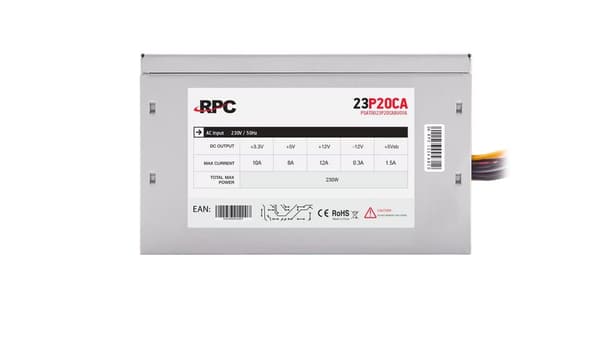 SURSA RPC 23P20CA 230W, Ventilator 12CM "PSAT0023P20CABU01A" (timbru verde 2 lei) Grå
