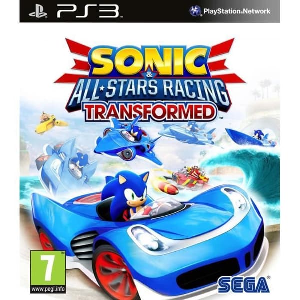 Sonic &amp; All Stars Racing Transformed Spel PS3- REFURBISHED