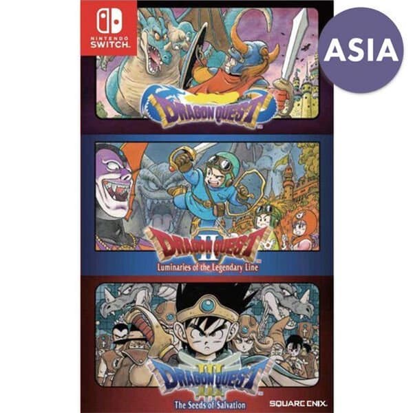 Videospel - DRAGON QUEST - Samling 1 2 3 - Nintendo Switch - 1 spelare - RPG - PEGI 12+