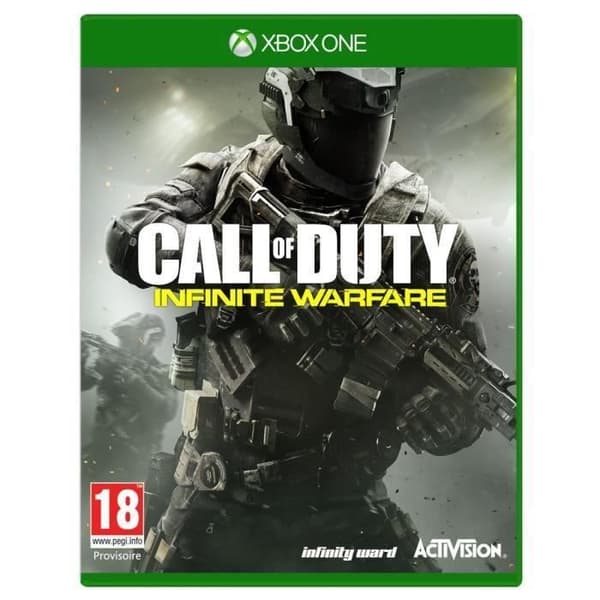 Call of Duty Infinite Warfare Xbox One-spel + 2 GRATIS TUMBSTICK-knappar