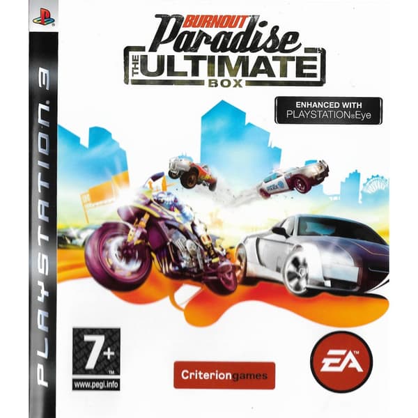 Burnout Paradise The Ultimate Box Playstation 3 PS3 (Brugt)
