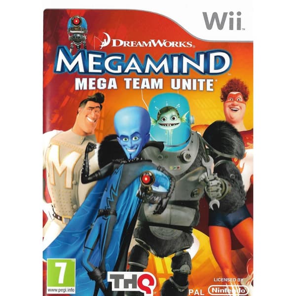 Megamind Mega Team Unite Nintendo Wii (Brukt)