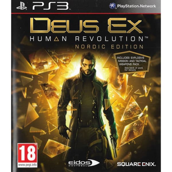 Deus Ex Human Revolution Nordic Edition Playstation 3 PS3 (Brugt)
