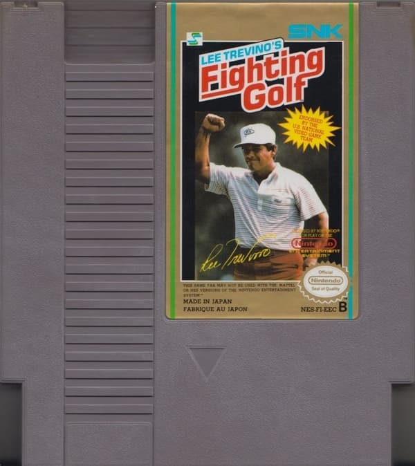 Lee Trevino's Fighting Golf - Nintendo 8-bit / Nes – EEC – Cart only