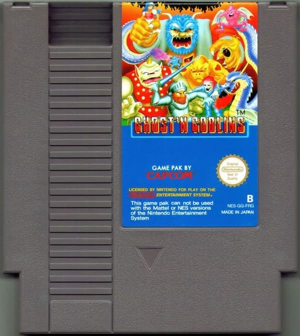 Ghosts 'N Goblins - Nintendo 8-bit / Nes – SCN – Cart only