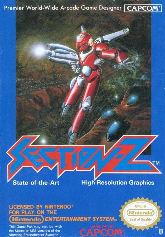 Section-Z - Nintendo 8-bit – SCN – Cart only