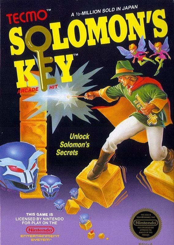 Solomons Key - Nintendo 8-bit / Nes – SCN – Cart only
