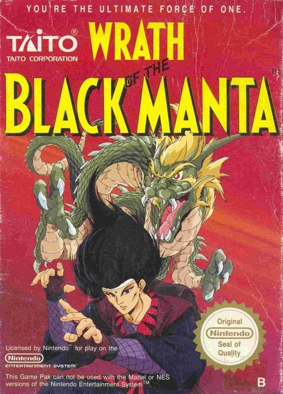 Wrath of the Black Manta - Nintendo 8-bit – SCN – Cart only