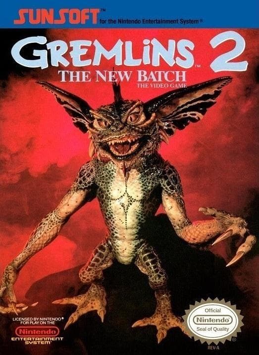 Gremlins 2: The New Batch - Nintendo 8-bit / Nes – SCN – Cart only
