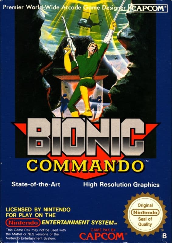 Bionic Commando - Nintendo 8-bit – SCN – Cart only
