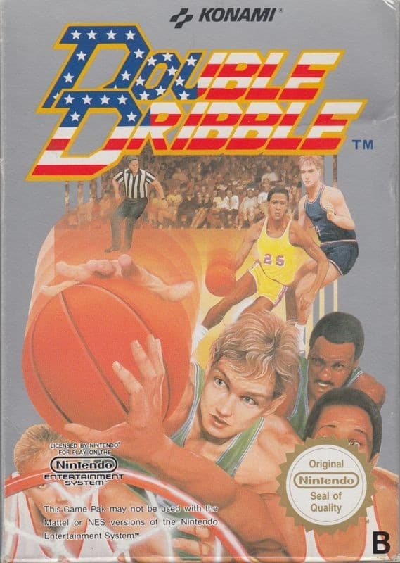 Double Dribble - Nintendo 8-bit – SCN – Cart only