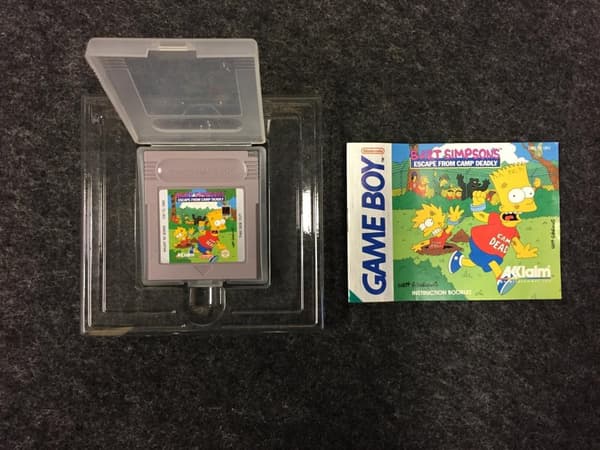 Bart Simpson's Escape from Camp Deadly - Gameboy - SCN - CiB