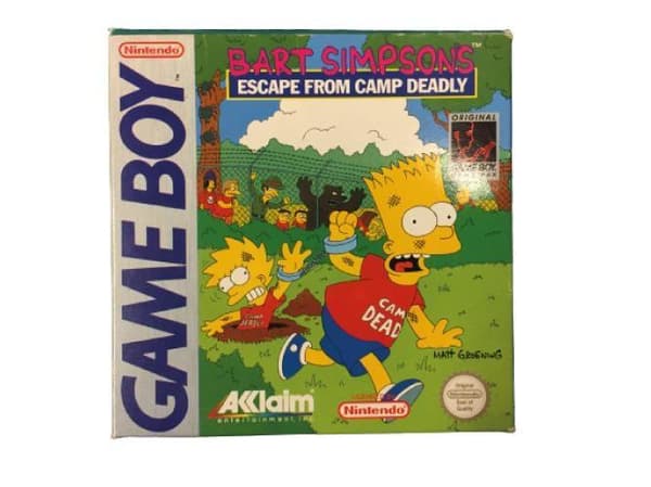 Bart Simpson's Escape from Camp Deadly - Gameboy - SCN - CiB