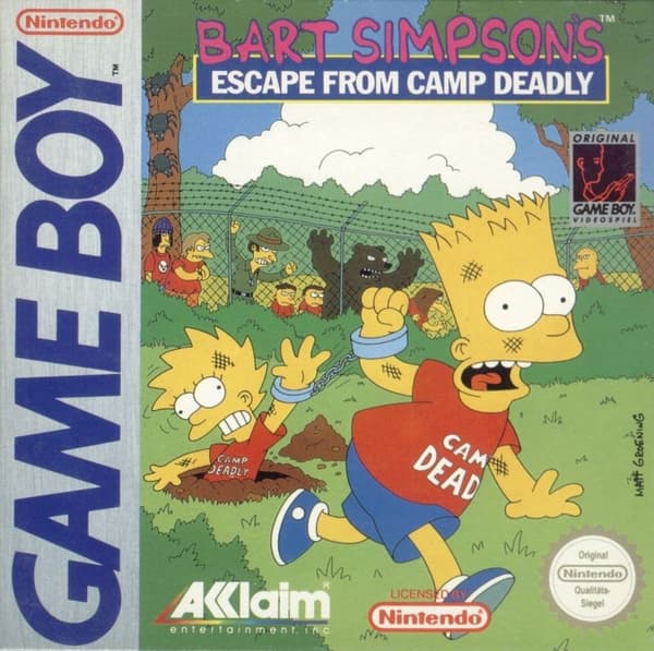 Bart Simpson's Escape from Camp Deadly - Gameboy - SCN - CiB