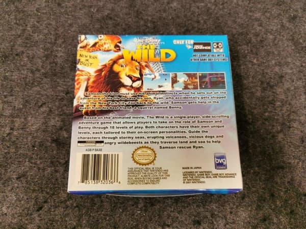 The Wild - Gameboy Advance - USA - CiB