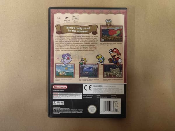 Paper Mario: The Thousand-Year Door - Nintendo Gamecube - PAL/EUR – CiB