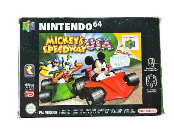 Mickey's Speedway USA - Nintendo 64 / N64 - PAL/EUR - CB No manual