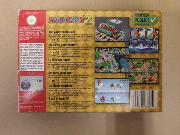 Mario Party 2 - Nintendo 64 / N64 - PAL - CiB