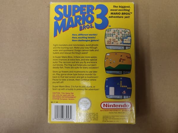 Super Mario Bros. 3 - Nintendo 8-bit - SCN - CiB