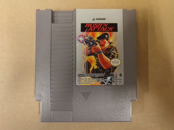 Rush'n Attack - Nintendo 8-bit – SCN – CB No manual
