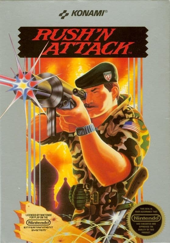 Rush'n Attack - Nintendo 8-bit – SCN – CB No manual