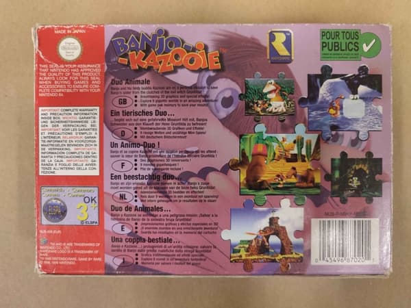 Banjo-Kazooie - Nintendo 64 / N64 - PAL/EUR - CiB