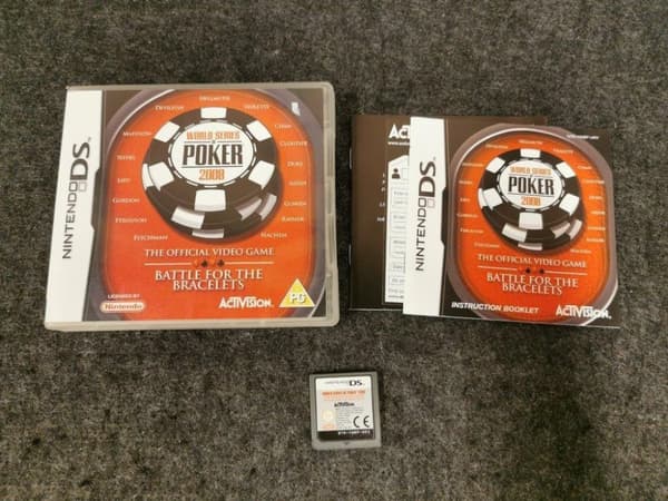 World Series of Poker 2008: Battle for the Bracelets Nintendo DS KOMPLETT