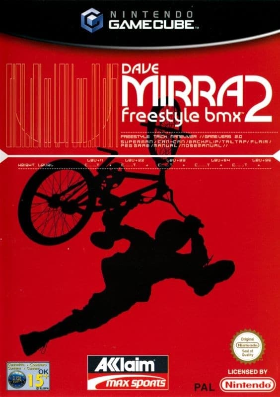 Dave Mirra Freestyle BMX 2 Nintendo Gamecube KOMPLETT