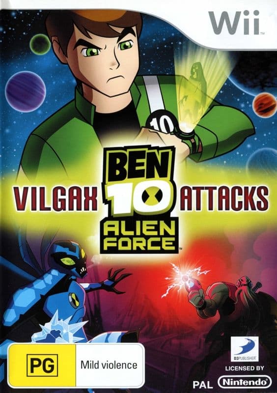 Ben 10 Alien Foce: Vilgax Attacks PAL Nintendo Wii KOMPLETT