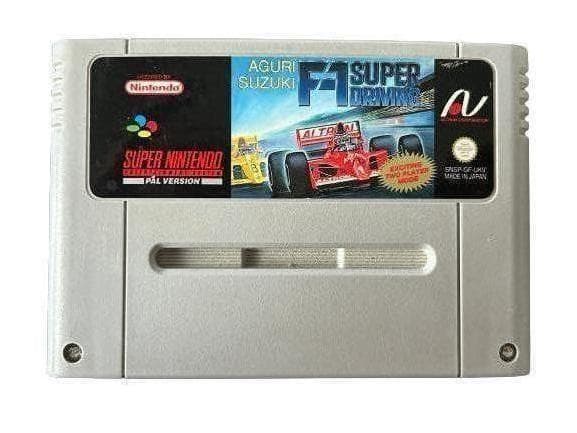 Aguri Suzuki F-1 Super Driving - Super Nintendo - PAL/UKV - Cart only