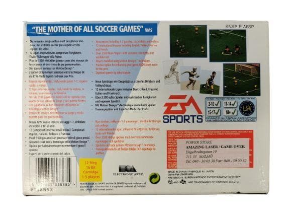 Fifa Soccer 96 Super Nintendo