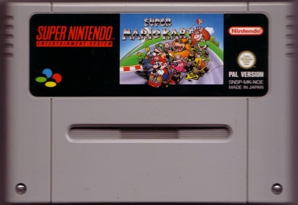 Super Mario Kart - Super Nintendo - PAL/SCN - Cart only