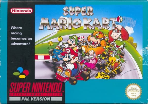 Super Mario Kart - Super Nintendo - PAL/SCN - Cart only