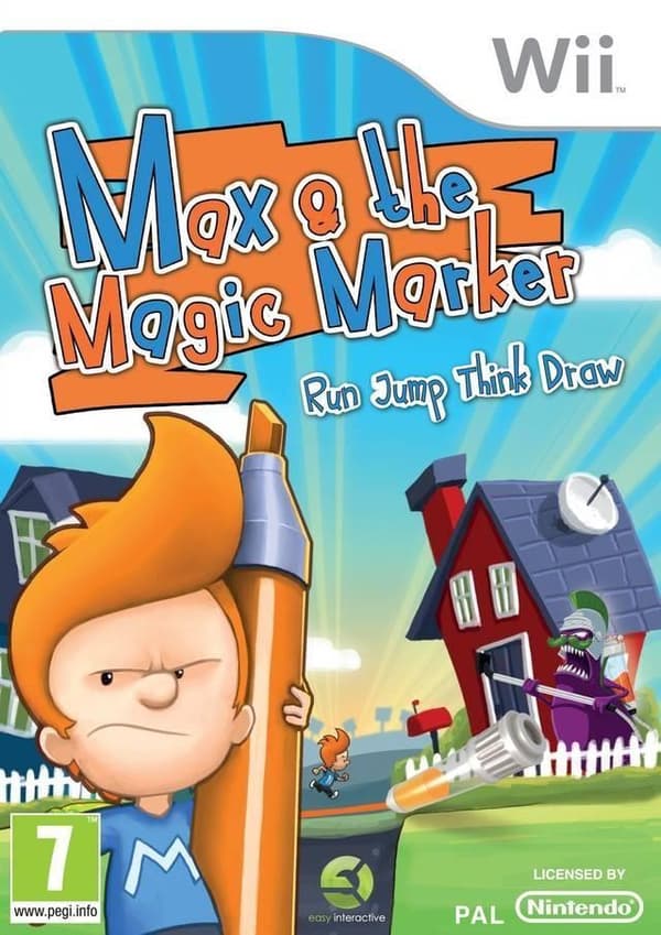 Max and the Magic Marker - Nintendo Wii - PAL– CiB