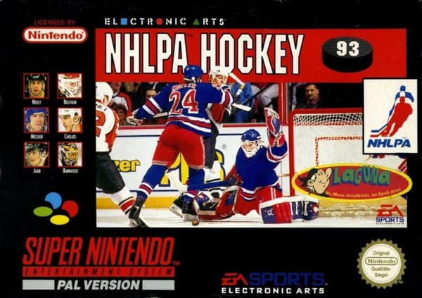 NHLPA Hockey 93 - Super Nintendo - PAL/EUR/SCN - Cart only