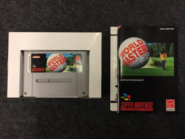 World Masters Golf Super Nintendo SNES KOMPLETT