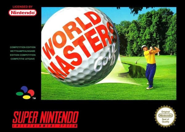World Masters Golf Super Nintendo SNES KOMPLETT