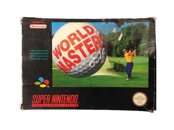 World Masters Golf Super Nintendo SNES KOMPLETT