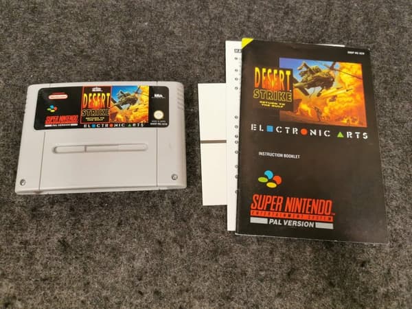 Desert Strike: Return to the Gulf - Super Nintendo - PAL/EUR - KOMPLETT