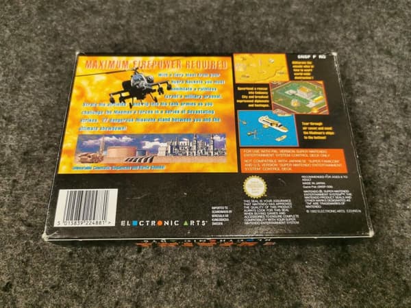Desert Strike: Return to the Gulf - Super Nintendo - PAL/EUR - KOMPLETT
