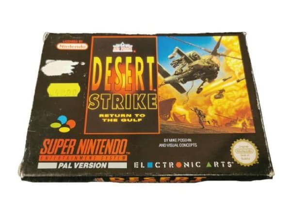 Desert Strike: Return to the Gulf PAL Super Nintendo SNES KOMPLETT