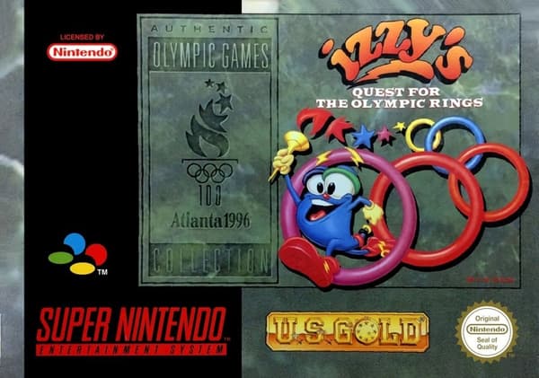 Izzy's Quest for the Olympic Rings NTSC Super Nintendo SNES