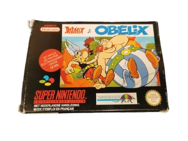 Asterix & Obelix PAL Super Nintendo SNES KOMPLETT