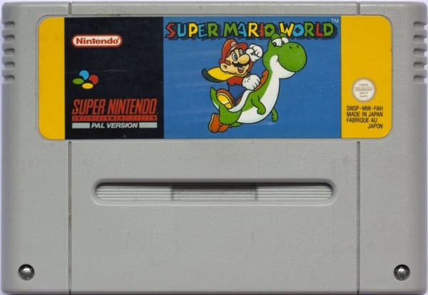 Super Mario World  - Super Nintendo / SNES - PAL/SCN/EUR - Cart only